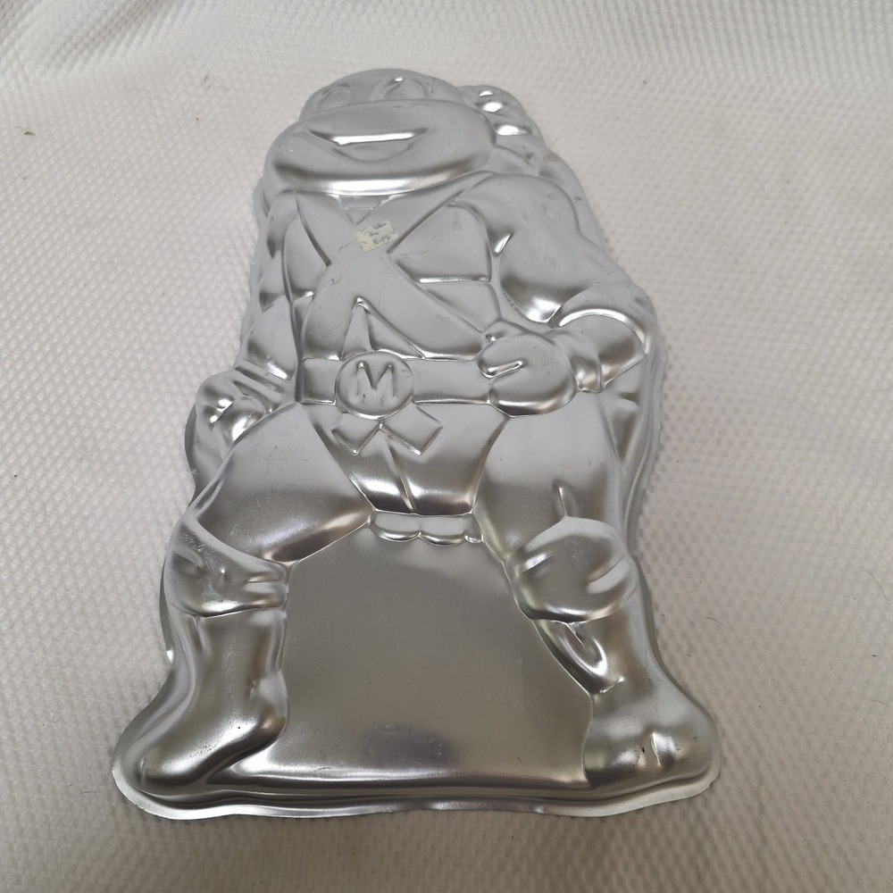 TMNT Michelangelo Cake Pan Vtg 1989 Wilton #2105-3075 Leonardo Donatello Raphael